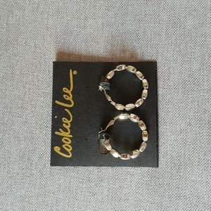 Cookie Lee hoop earrings
